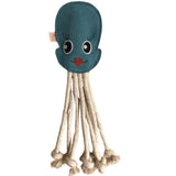 Fräulein Plath | Hundespielzeug Oktopus "Karla Krake", 2 in 1 Spielzeug & Dummy, aus natürlichen Materialien, 100% schadstofffrei